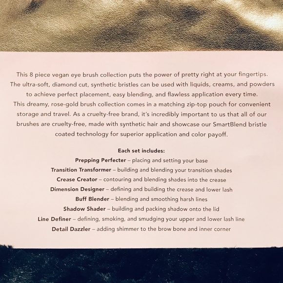 ⭐️ Host Pick ⭐️ Doll 10 Limited Edition 8 Piece Professional Brush Set - Picture 3 of 4